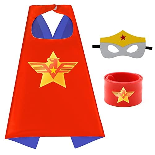 Kids Dress Up Capes and Masks Set, Kids Costume for Party Favor