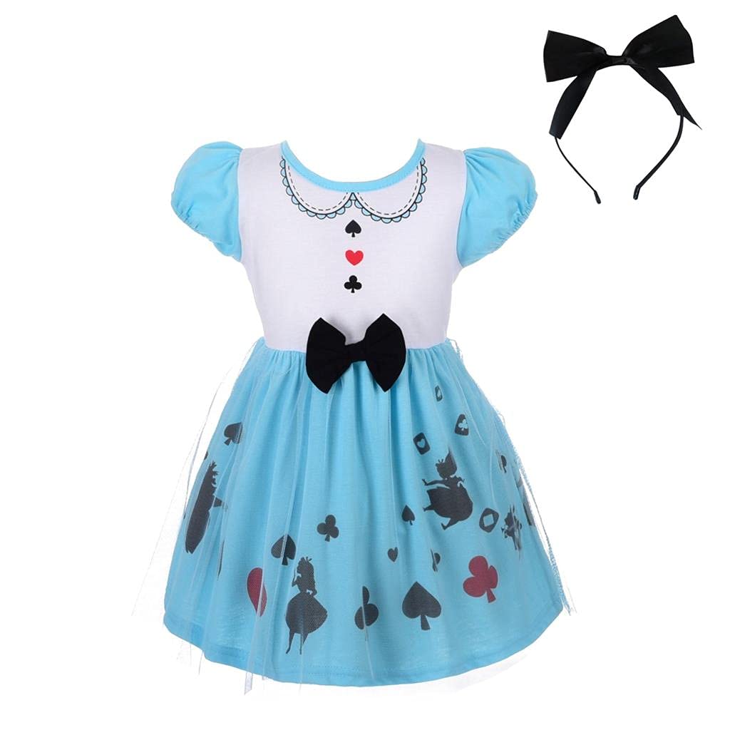 Dressy Daisy Princess Dress Up Clothes Halloween Fancy Party Tulle Skirt Summer Outfit for Baby & Toddler Girls