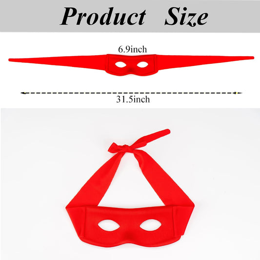 Eybila 4 PCS Halloween Costume Eye Mask Hero Masquerade Accessories