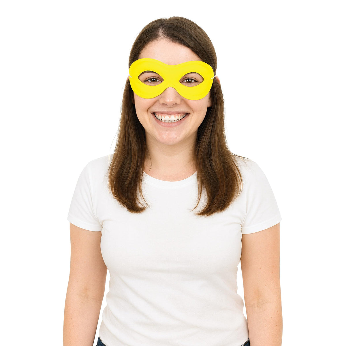 Beistle Pink Fabric Hero Masks.