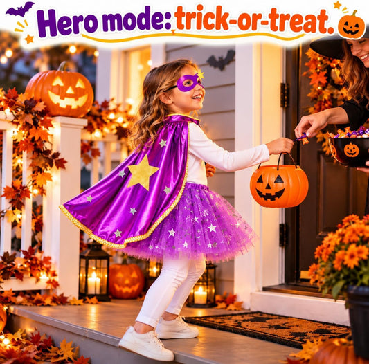 iROLEWIN Superhero-Capes for Kids Toddler Superhero-Costumes for Girls