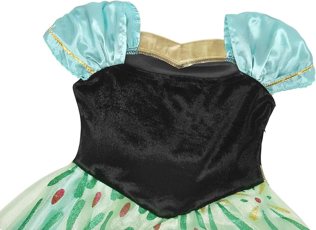 Green Girls Cosplay Dance Dress Princess Costume