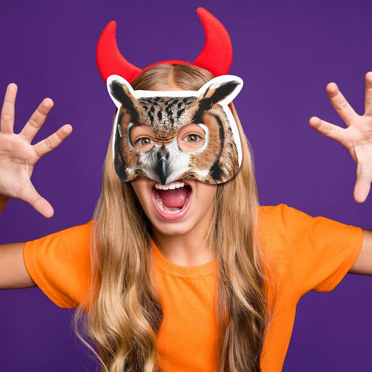 Marsui 32 Pcs Unicorn Monster Safari Animal Face Masks for Kids Cartoon Masks for Animal Birthday Party Decorations