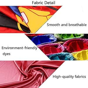 Superhero Capes and Masks for Kids Halloween Cosplay Double Side Cape Superhero Toy Kids Best Gift