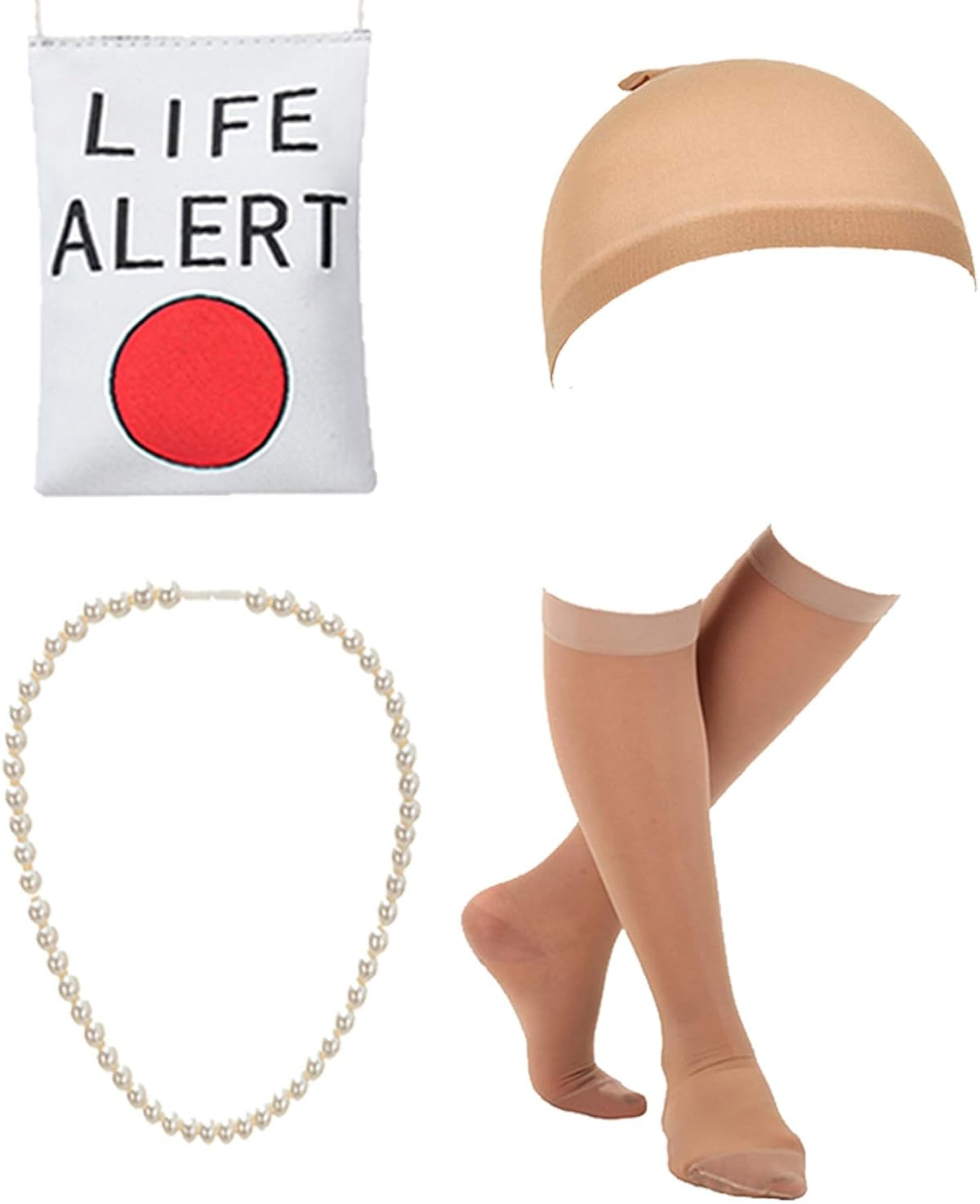 qnprt 100 Days of School Costume 100th Old Lady Costume for Kids Girls Grandma Dress Up