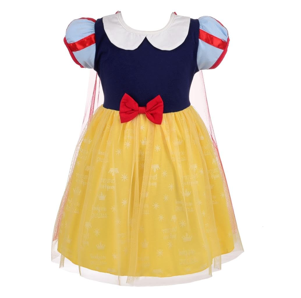 Dressy Daisy Princess Dress Up Clothes Halloween Fancy Party Tulle Skirt Summer Outfit for Baby & Toddler Girls
