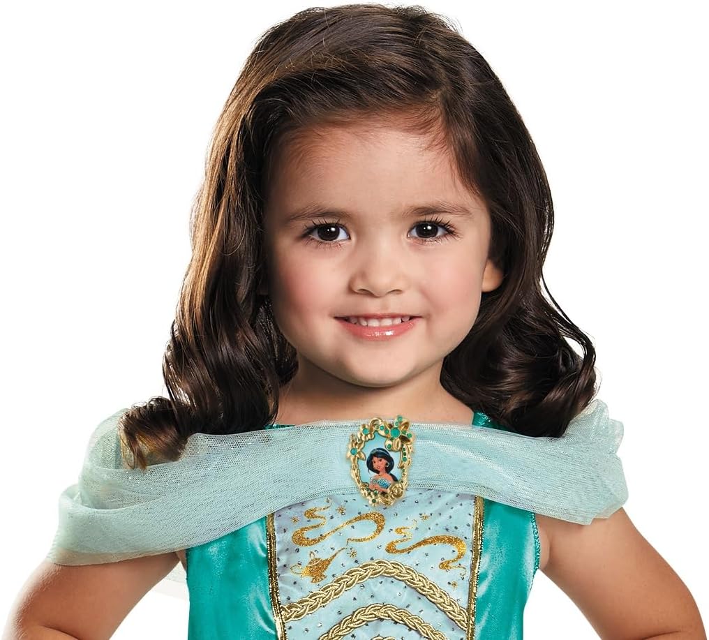 Disney Alladin Jasmine Toddler Costume, Officially Licensed Disney Princess Halloween Dress-Up, Size (4-6x)