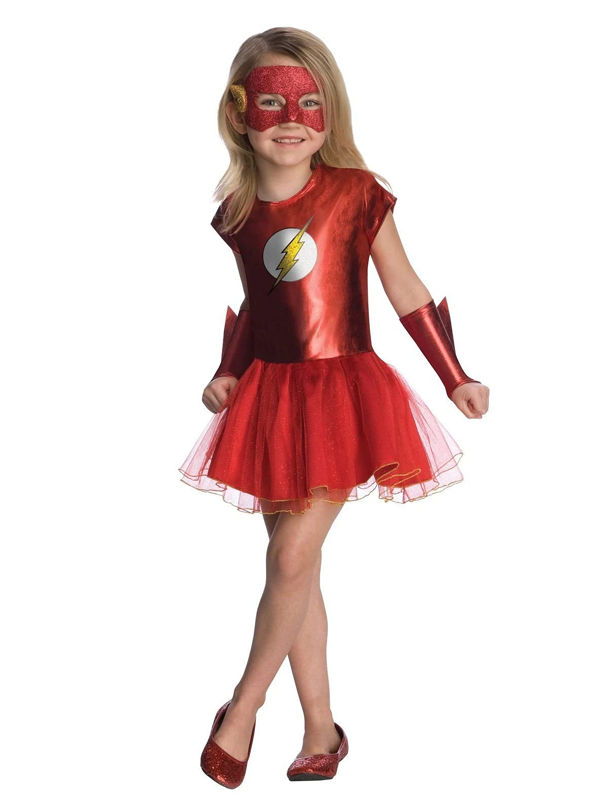 Rubies at Party City DC Comics Superheroes: Supergirl Costume Dress for Kids, Girl's Medium