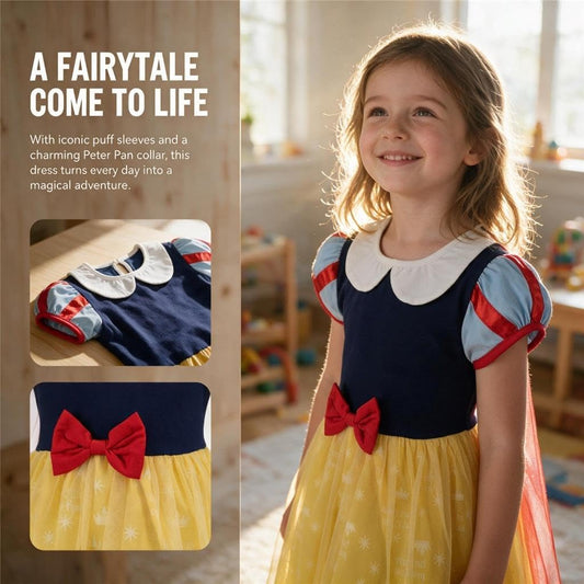 Dressy Daisy Princess Dress Up Clothes Halloween Fancy Party Tulle Skirt Summer Outfit for Baby & Toddler Girls