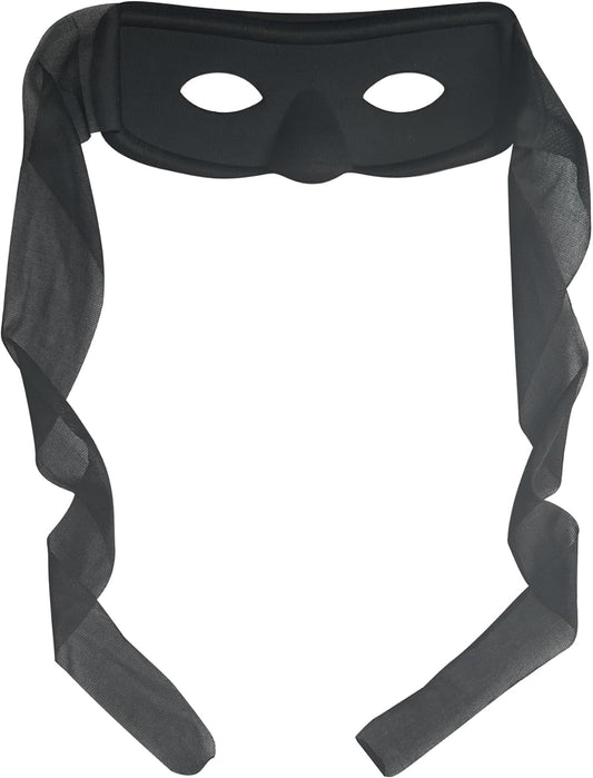UOUYOO Bandit Mask black Eye Mask for Thief robber costume Accessory
