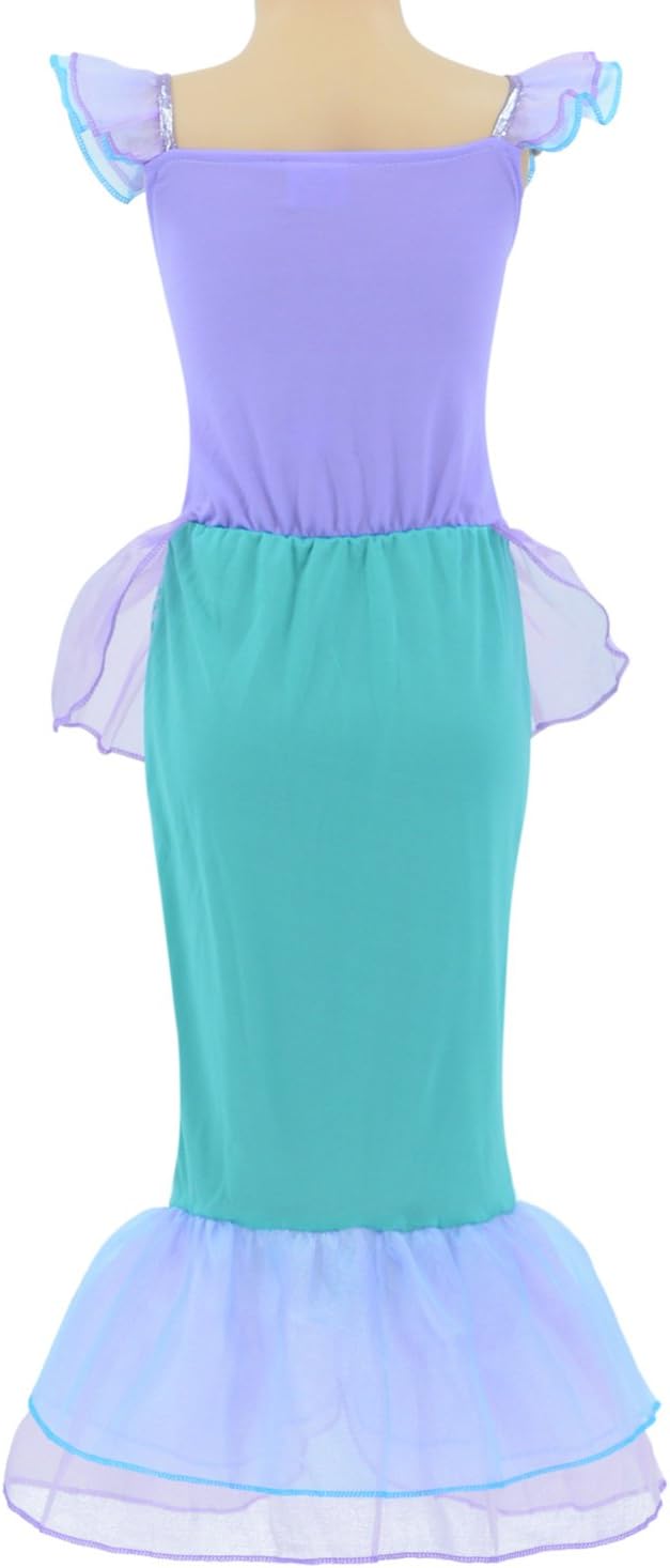 Little Mermaid Ariel Costume for Girls Dress Up