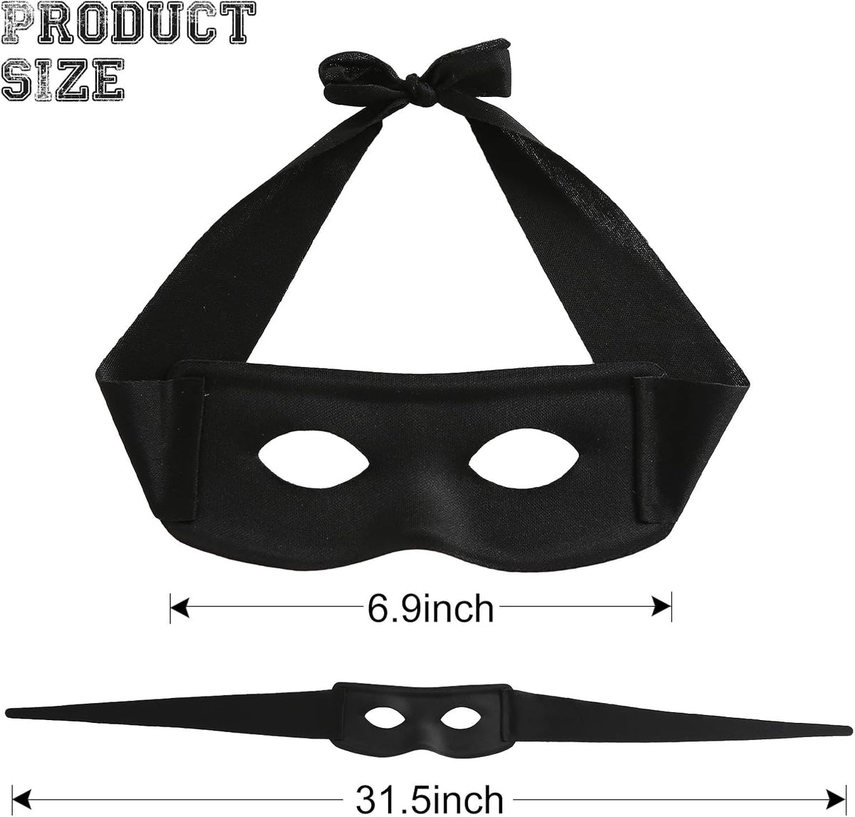 Eye Mask Costume Masquerade Bandit Cosplay Party Accessories