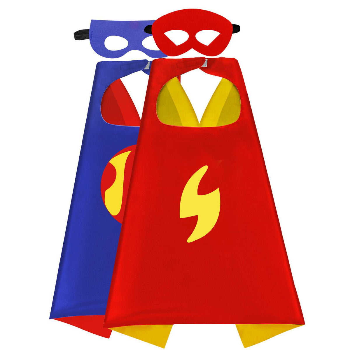 Kids Dress Up Capes and Masks Set, Kids Costume for Party Favor