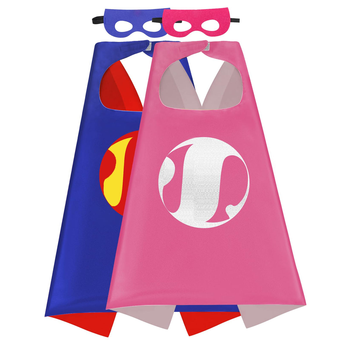 Kids Dress Up Capes and Masks Set, Kids Costume for Party Favor