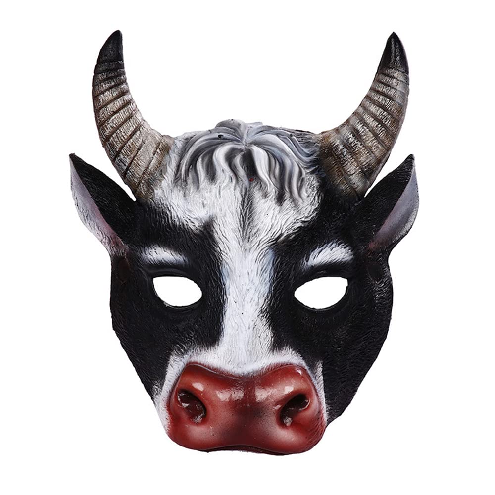 NewL Halloween 3D Animal Half Face Mask Masquerade for Women and Men