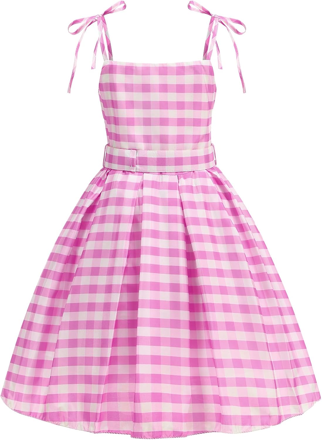 Pink Costume for Girls Halloween Dress up from Doll Movie with Accessories