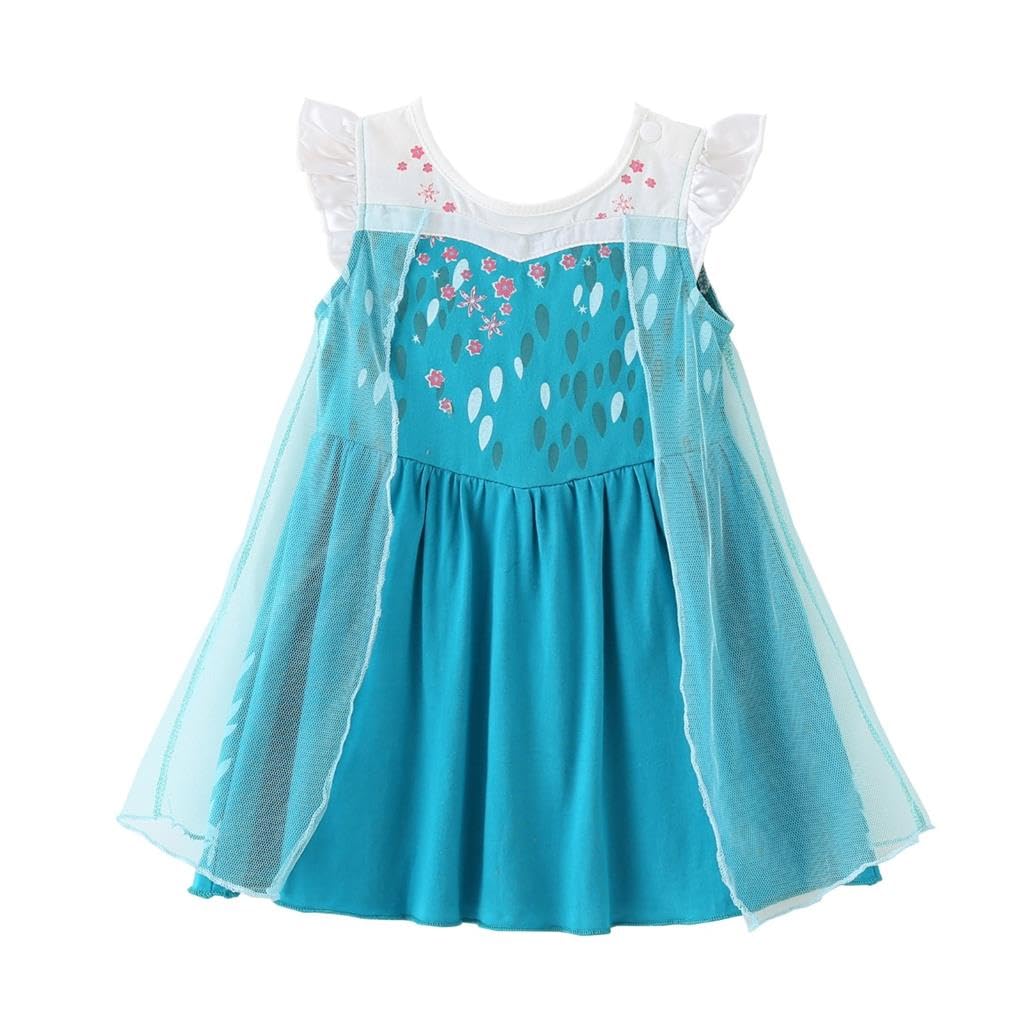 Dressy Daisy Princess Dress Up Clothes Halloween Fancy Party Tulle Skirt Summer Outfit for Baby & Toddler Girls