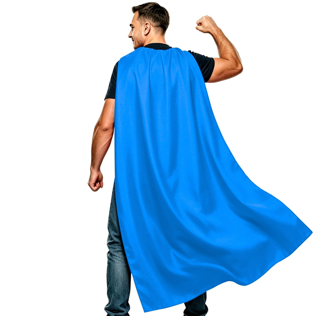 Adult Superhero Cape and Mask for Man and Woman - Halloween Vampire Capes Party Dress Up Superhero Costume Capes