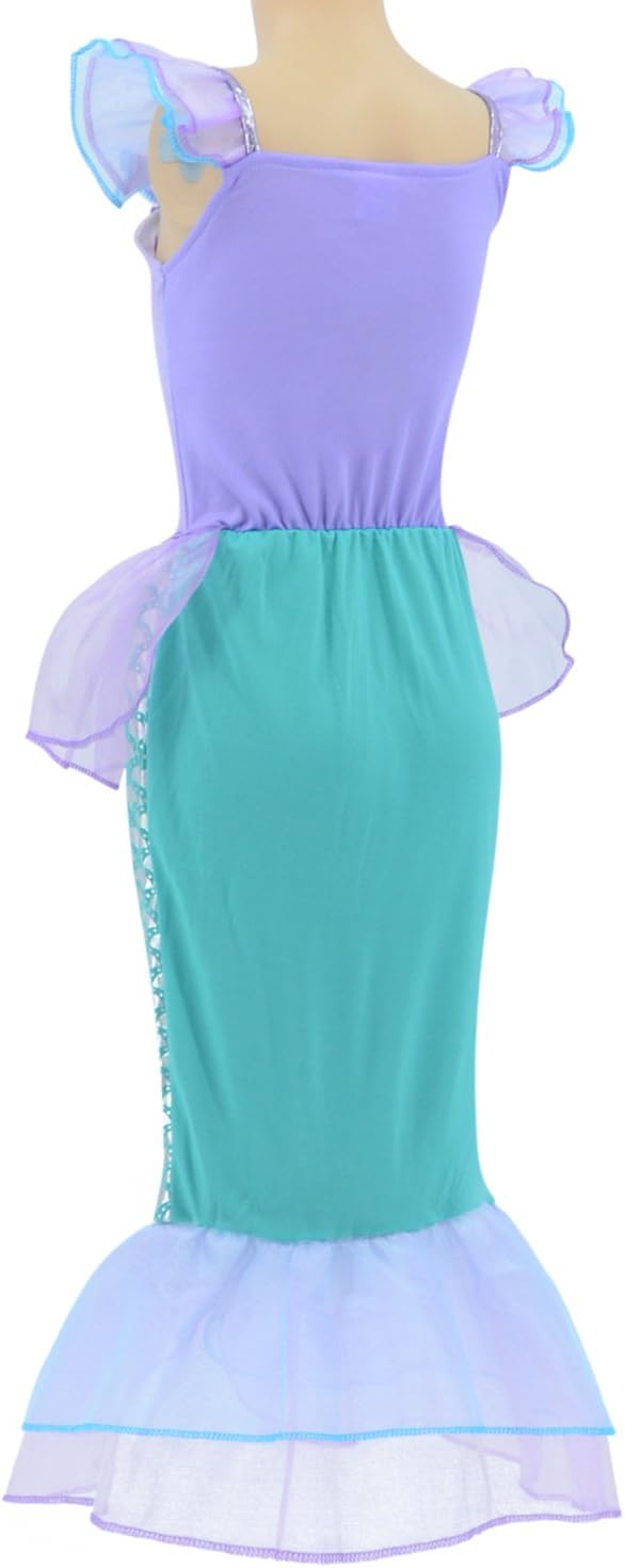 Little Mermaid Ariel Costume for Girls Dress Up
