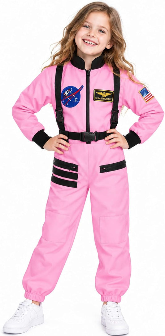 Astronaut Costume for Kids Space Suit Girls Birthday Gifts