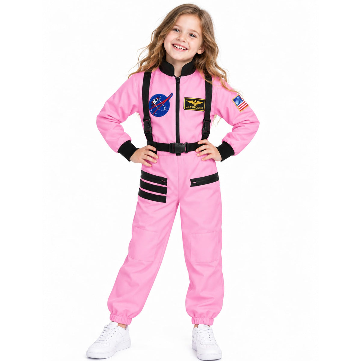 Astronaut Costume for Kids Space Suit Girls Birthday Gifts