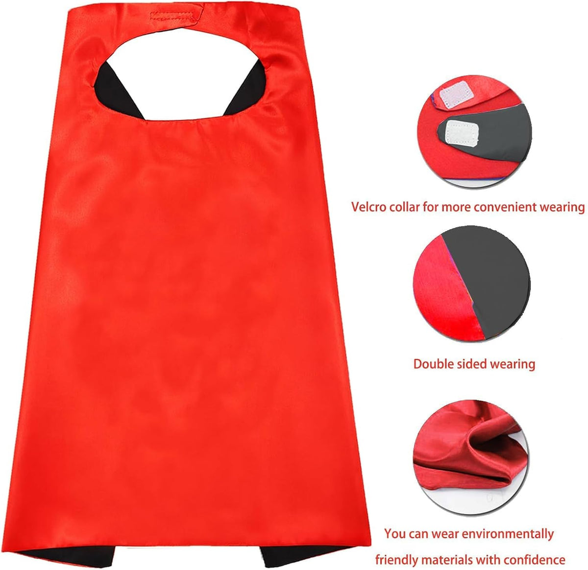 Halloween Capes and Mask for Kids 4-10 Year Double Side cape Costume Cosplay Dress Up Kids Cape Toy for Boys