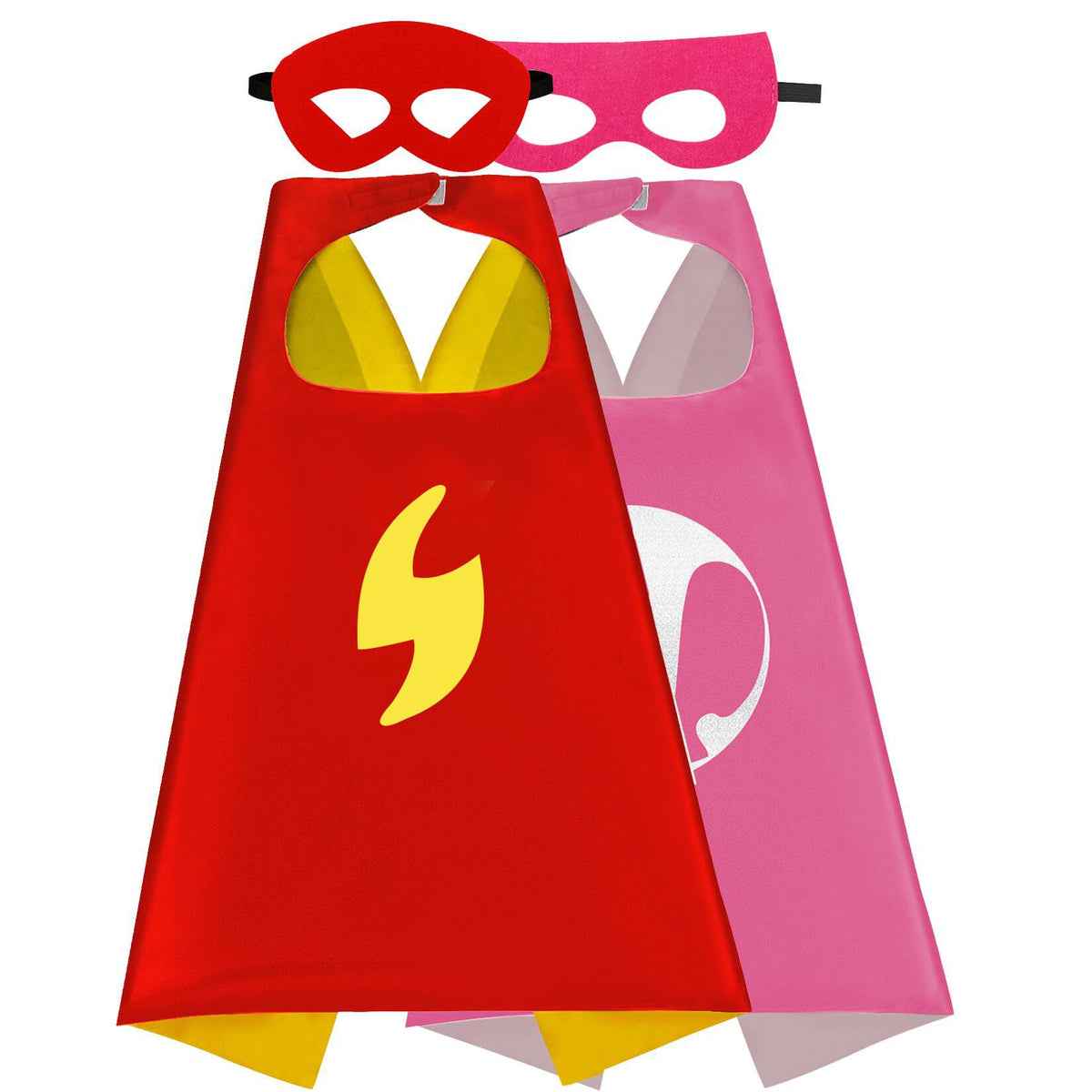 Kids Dress Up Capes and Masks Set, Kids Costume for Party Favor