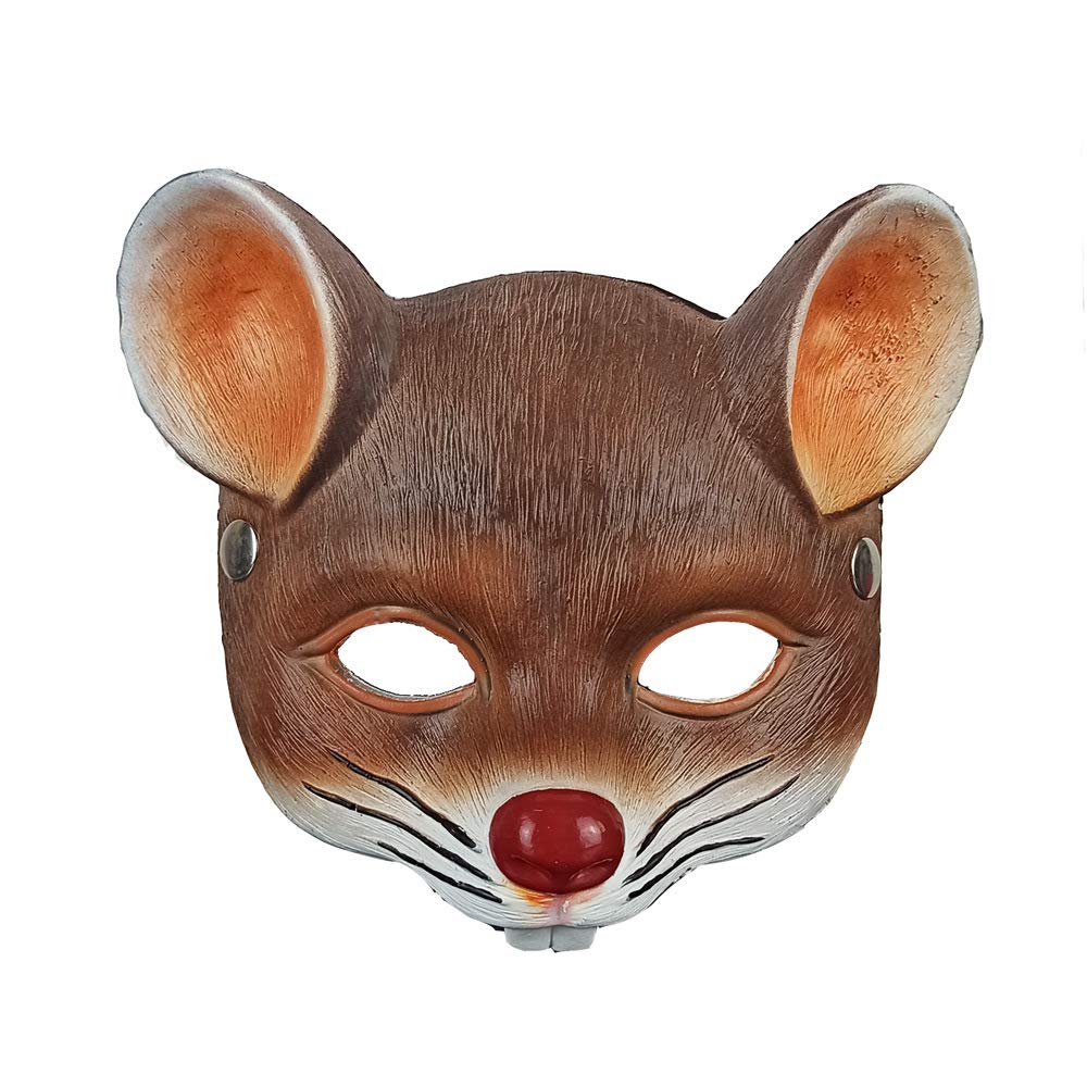 NewL Halloween 3D Animal Half Face Mask Masquerade for Women and Men