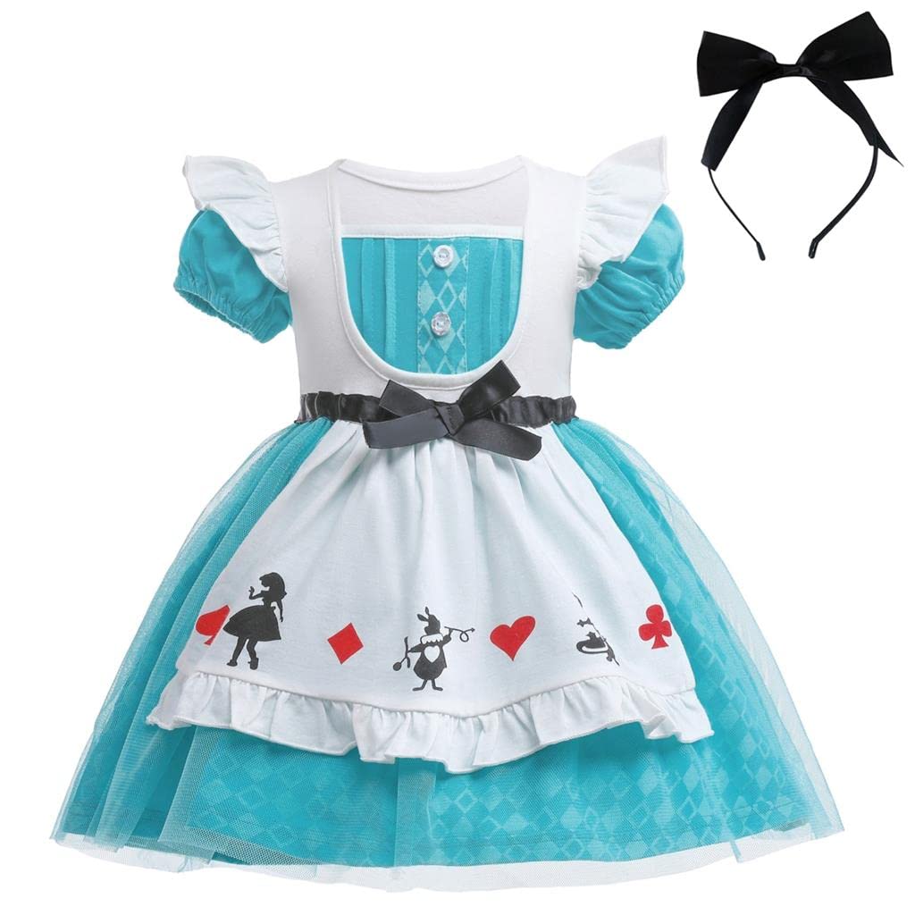 Dressy Daisy Princess Dress Up Clothes Halloween Fancy Party Tulle Skirt Summer Outfit for Baby & Toddler Girls