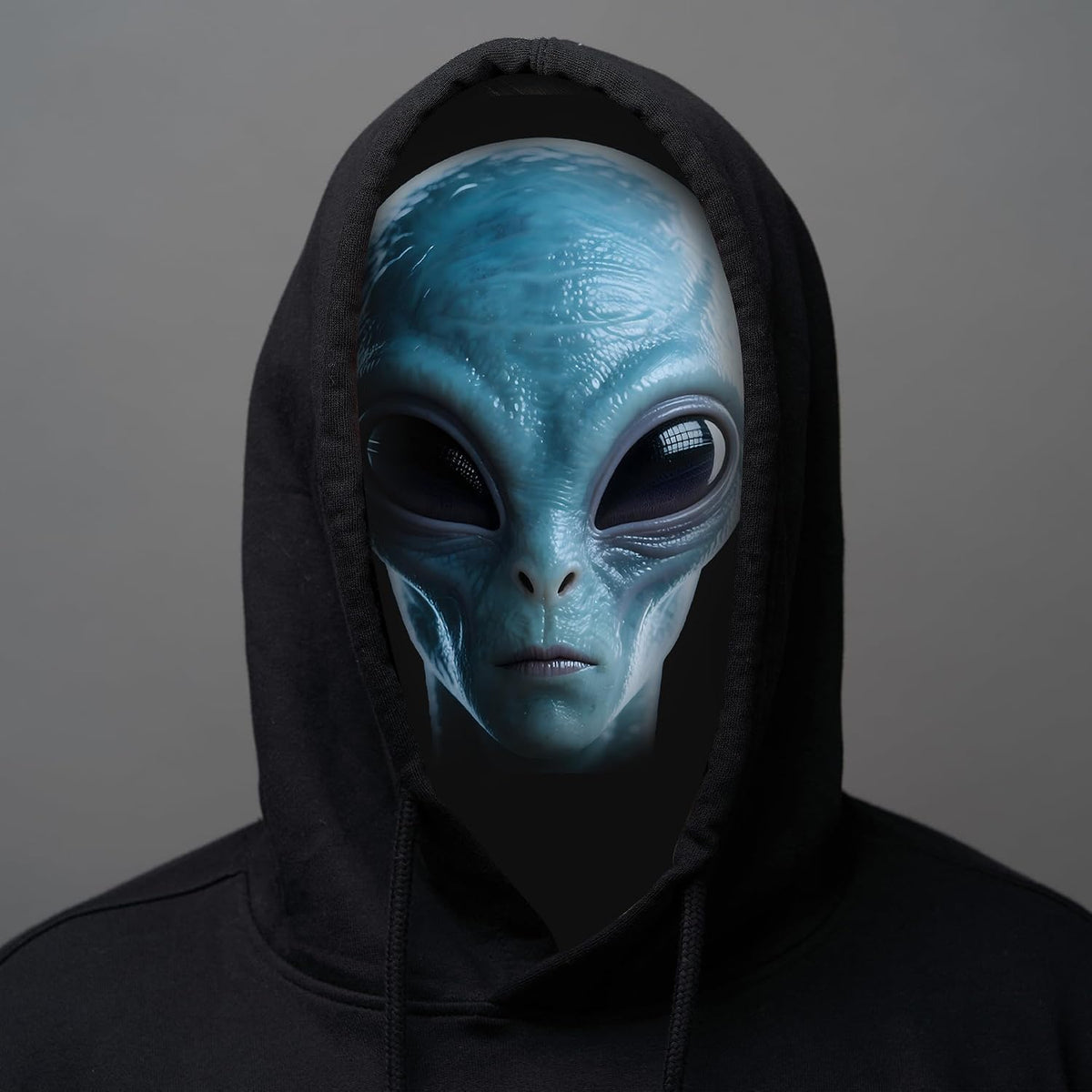 Alien Head Mask Print Spandex Veil Headscarf for Costume Parties & Dress Up