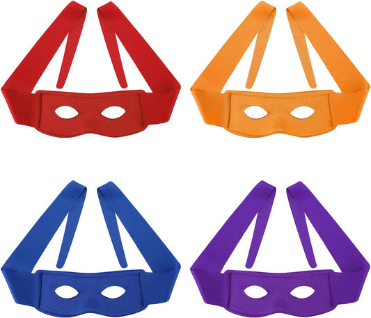BOXOB 4pcs Turtle Party Decorations Eye Masks