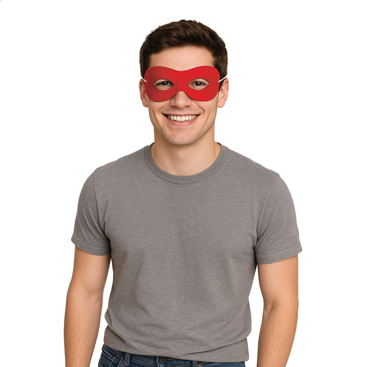 Beistle Pink Fabric Hero Masks.