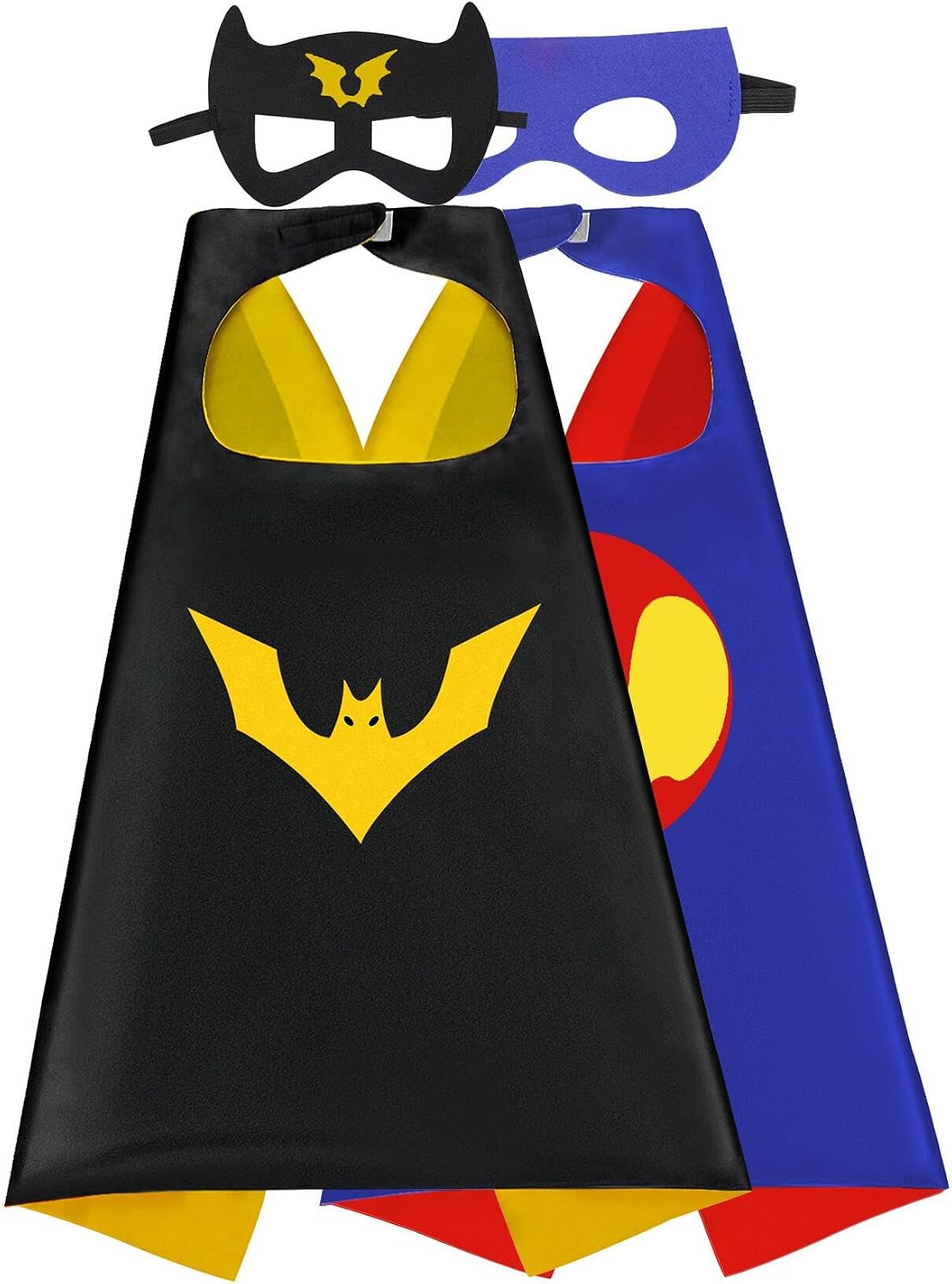 Kids Dress Up Capes and Masks Set, Kids Costume for Party Favor