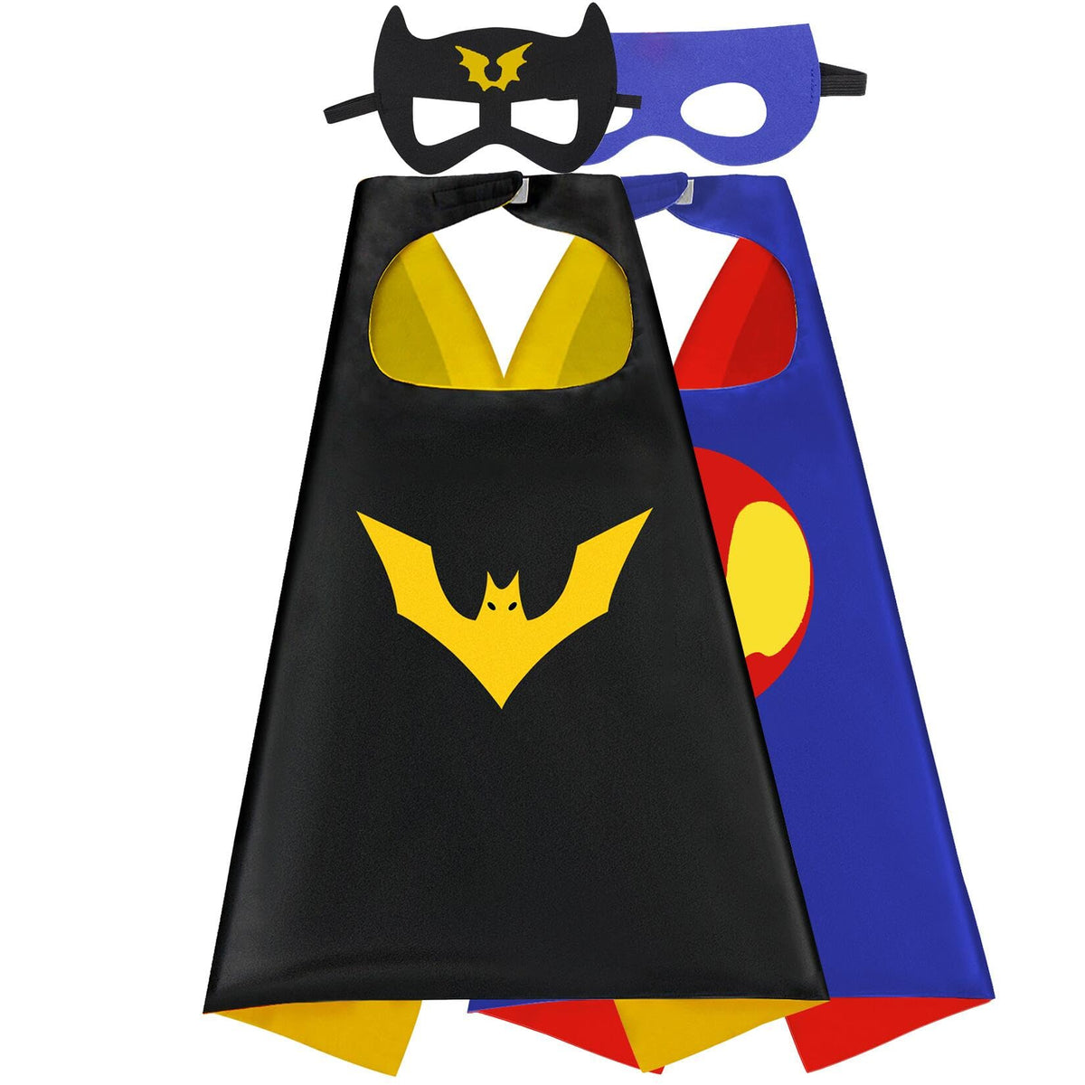 Kids Dress Up Capes and Masks Set, Kids Costume for Party Favor