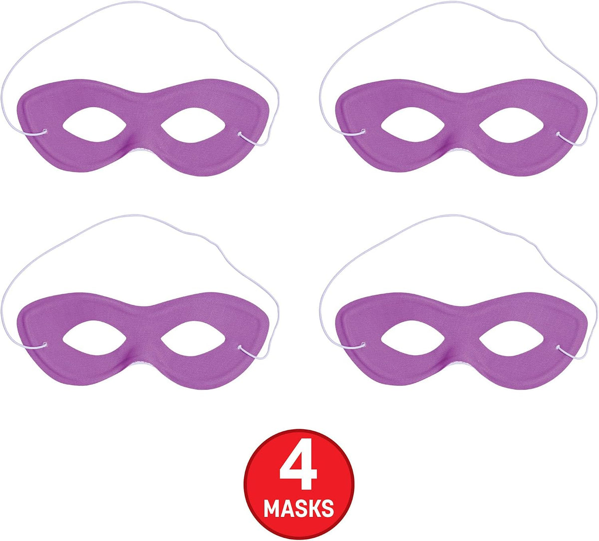 Beistle Pink Fabric Hero Masks.