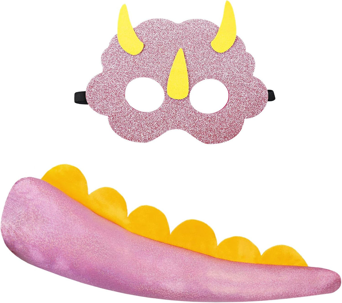 iROLEWIN Dinosaur Dinosaur Tail Costume for Kids and Mask as Boys Dress Up