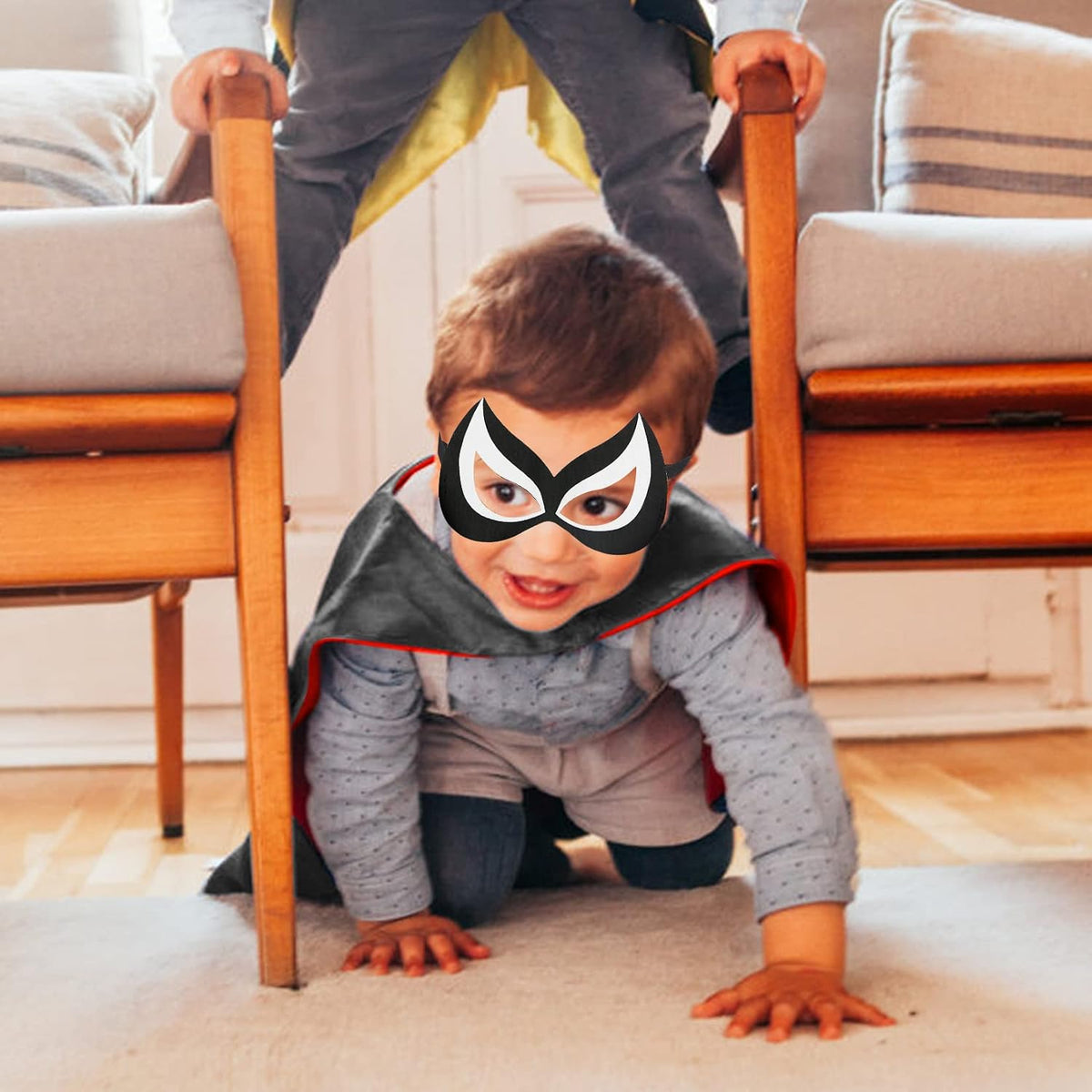 Kids Dress Up Capes and Masks Set, Kids Costume for Party Favor
