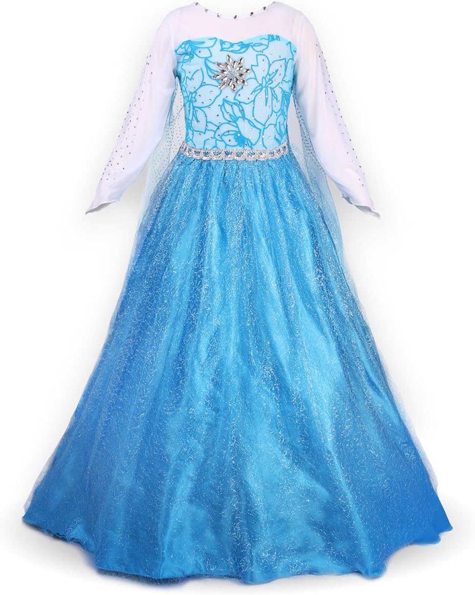 JerrisApparel Princess Dress Queen Costume Cosplay Dress Up with Accessories