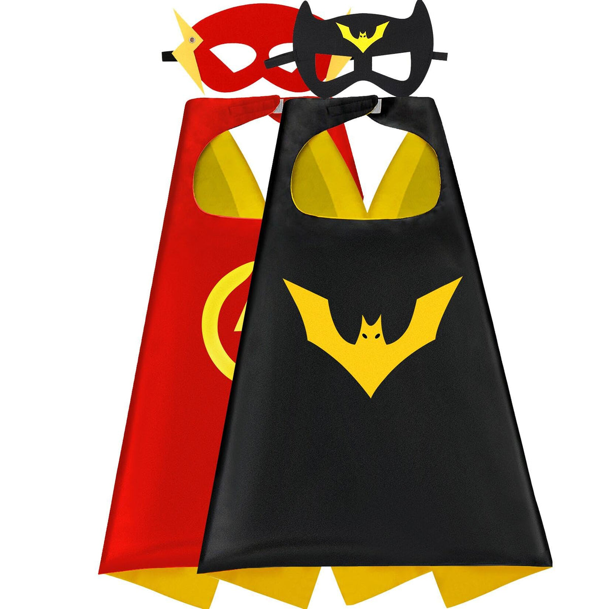 Kids Dress Up Capes and Masks Set, Kids Costume for Party Favor