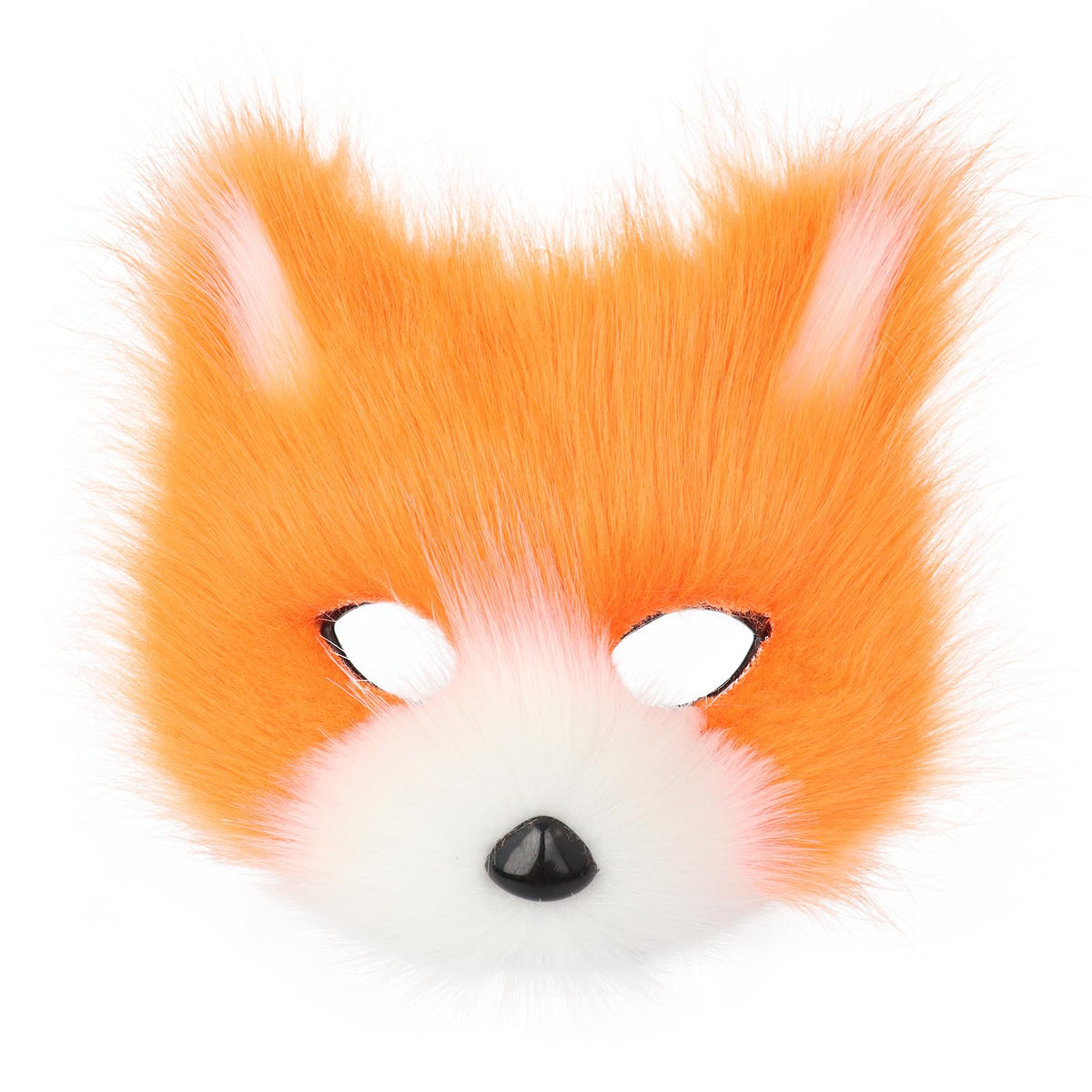 Animal Fox Wolf Mask Halloween Party Cosplay Costumes Props Plush Cat Half Face Masks Carnival Christmas Masquerade
