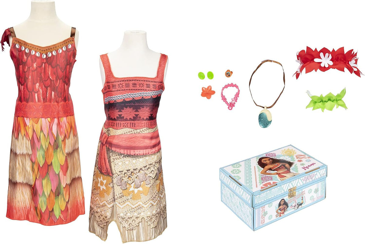 Disney Princess Dress Up Moana Trunk 11-Pc Island Set 4-6X