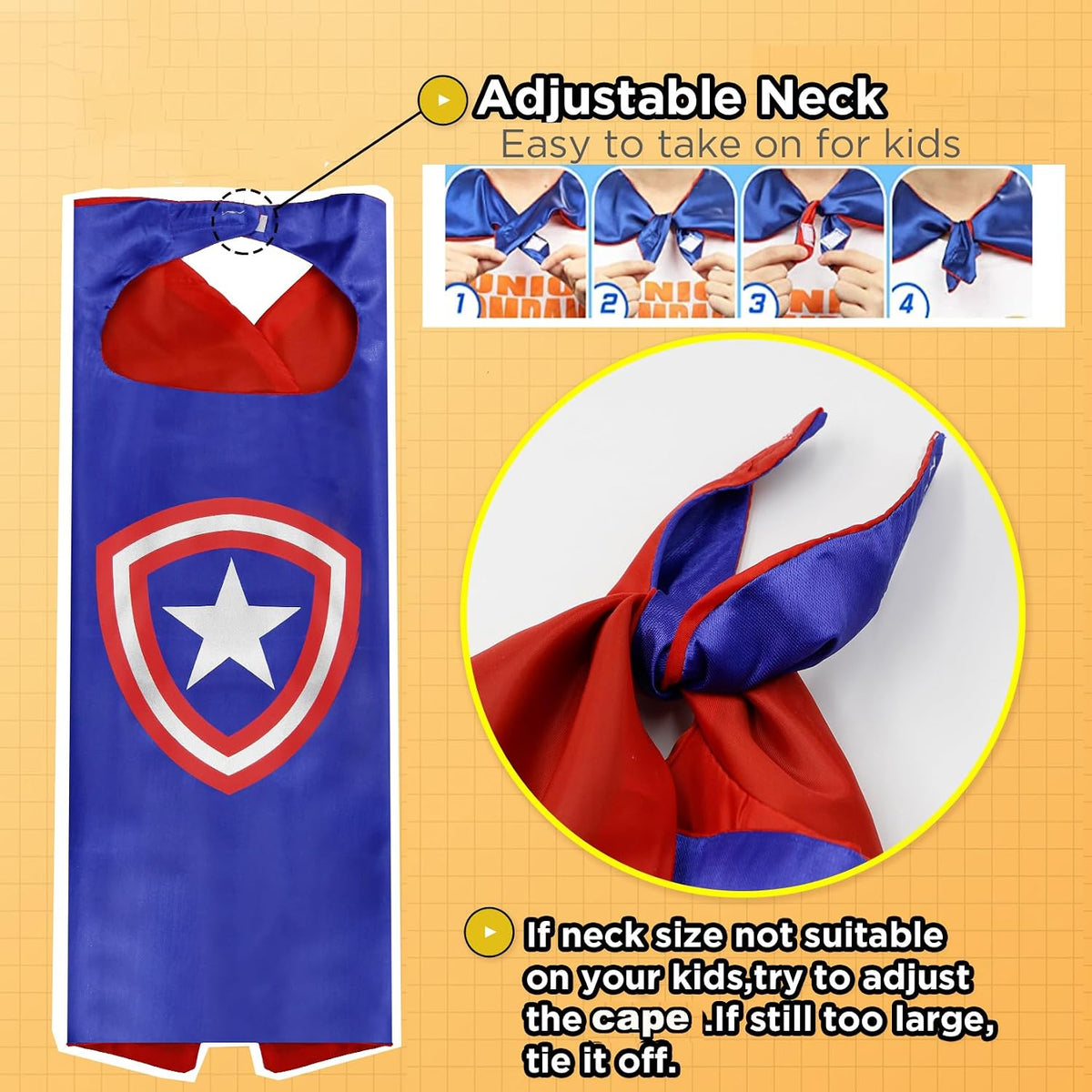 Kids Capes and Masks Boys Girls Costumes for Halloween Christmas Cosplay Dress Up