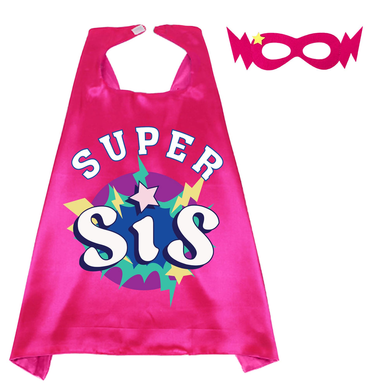 D.Q.Z Superhero-Capes and Masks for Kids, Sister Gifts for Girls Dress Up Clothes New Sibling Birthday Halloween Party