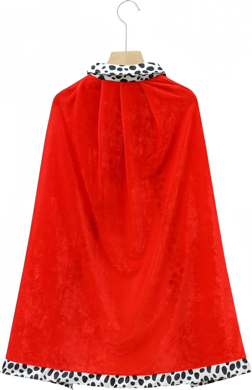 Proumhang Kids King Cape,Kids Prince Cloak with Crown,Queen Royal Robe for Boys Girls,Coronation Cloak,80cm