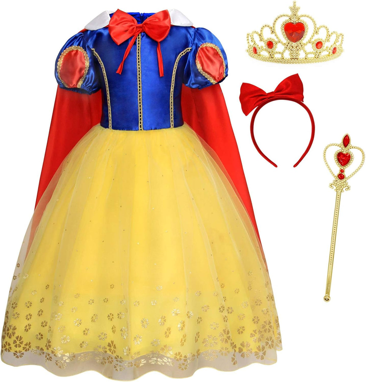 COTRIO Princess Dress Up for Girls Halloween Costumes Birthday Party Outfit