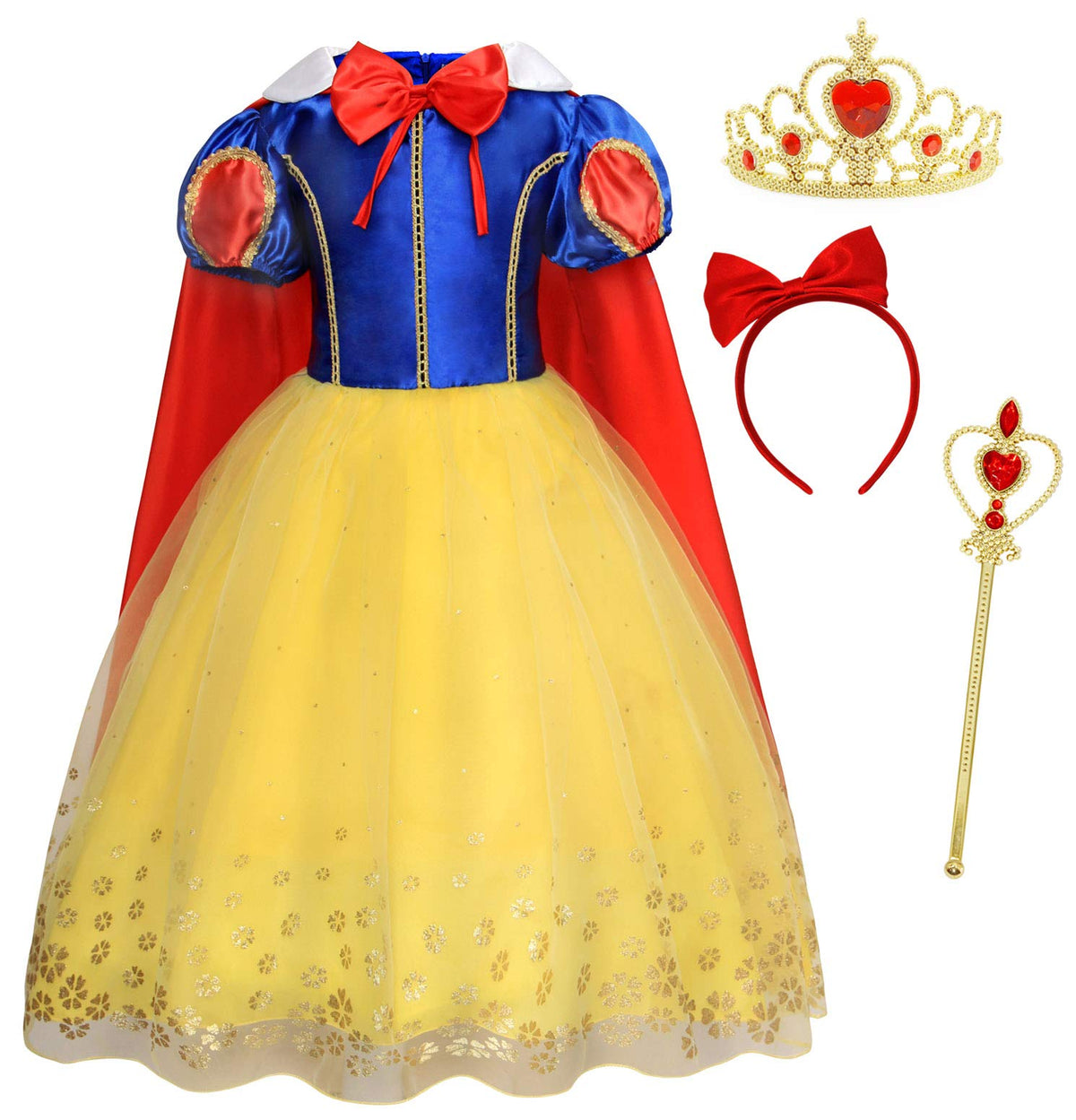 COTRIO Princess Dress Up for Girls Halloween Costumes Birthday Party Outfit