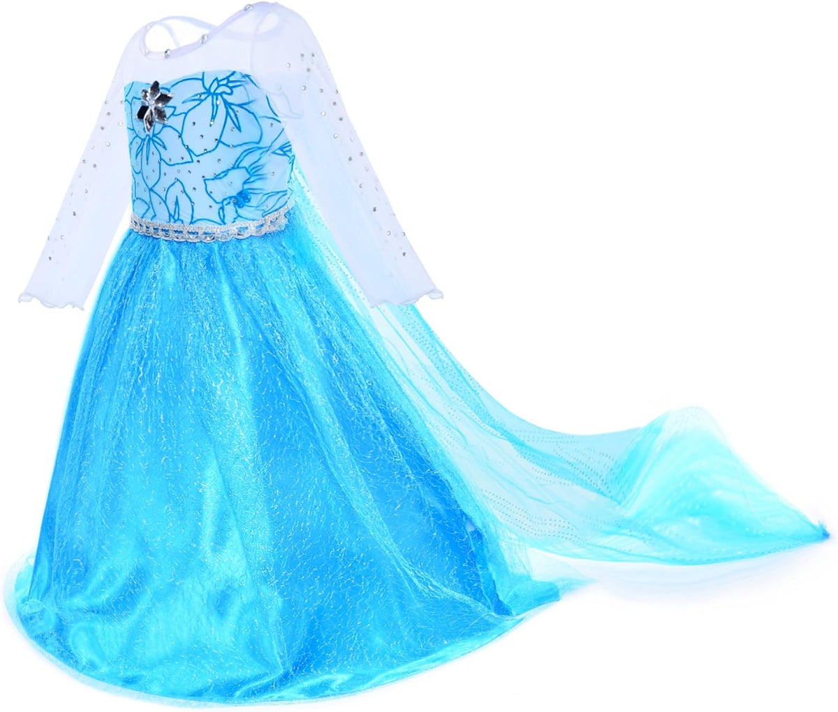 Party Chili Princess Costumes Birthday Party Dress Up for Little Girls with Accessories