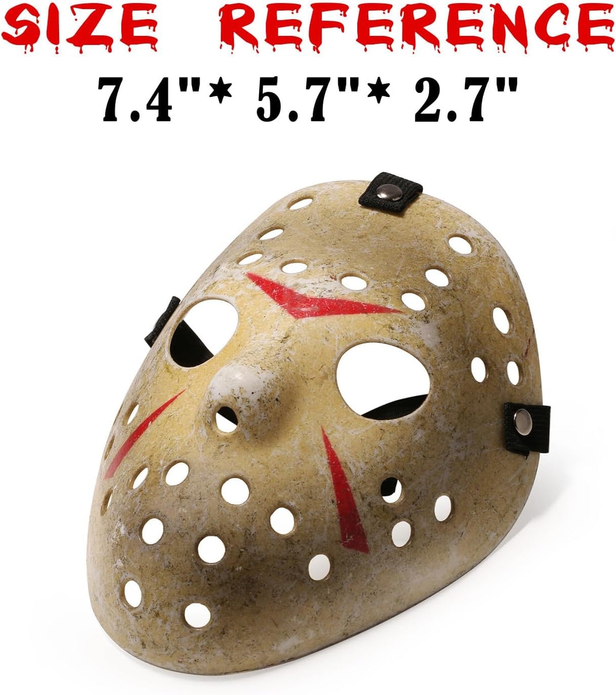 CASA CLAUSI Halloween Hockey Mask Cosplay Costume Prop Accessories for Kids