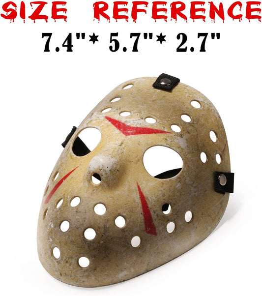CASA CLAUSI Halloween Hockey Mask Cosplay Costume Prop Accessories for Kids