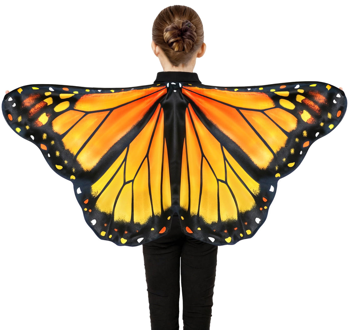 D.Q.Z Toddler-Kids Butterfly Wings Cape for Girls, 3T-6T Halloween Costume